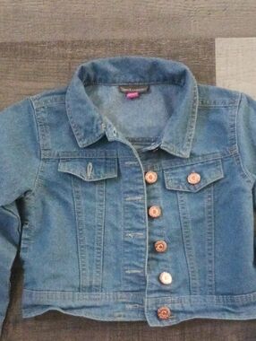 Vince Camuto Girls' Light Blue Denim Jacket